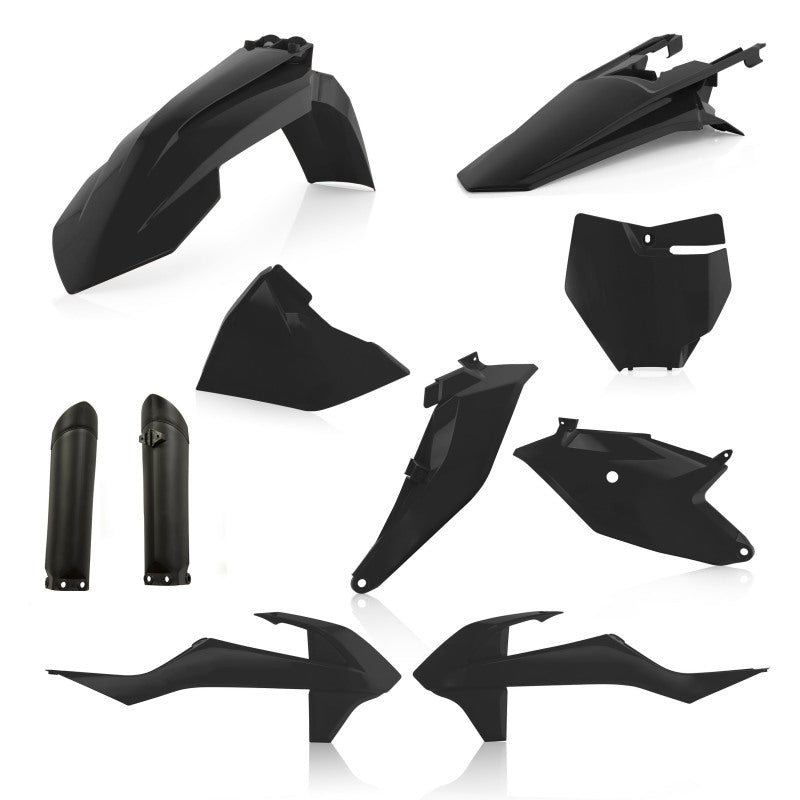 Acerbis 18+ KTM SX85/21 24 GasGas MC85 Full Plastic Kit - Black | Dirt Bike Replacement Body Parts for Off-Road Racing & Motocross