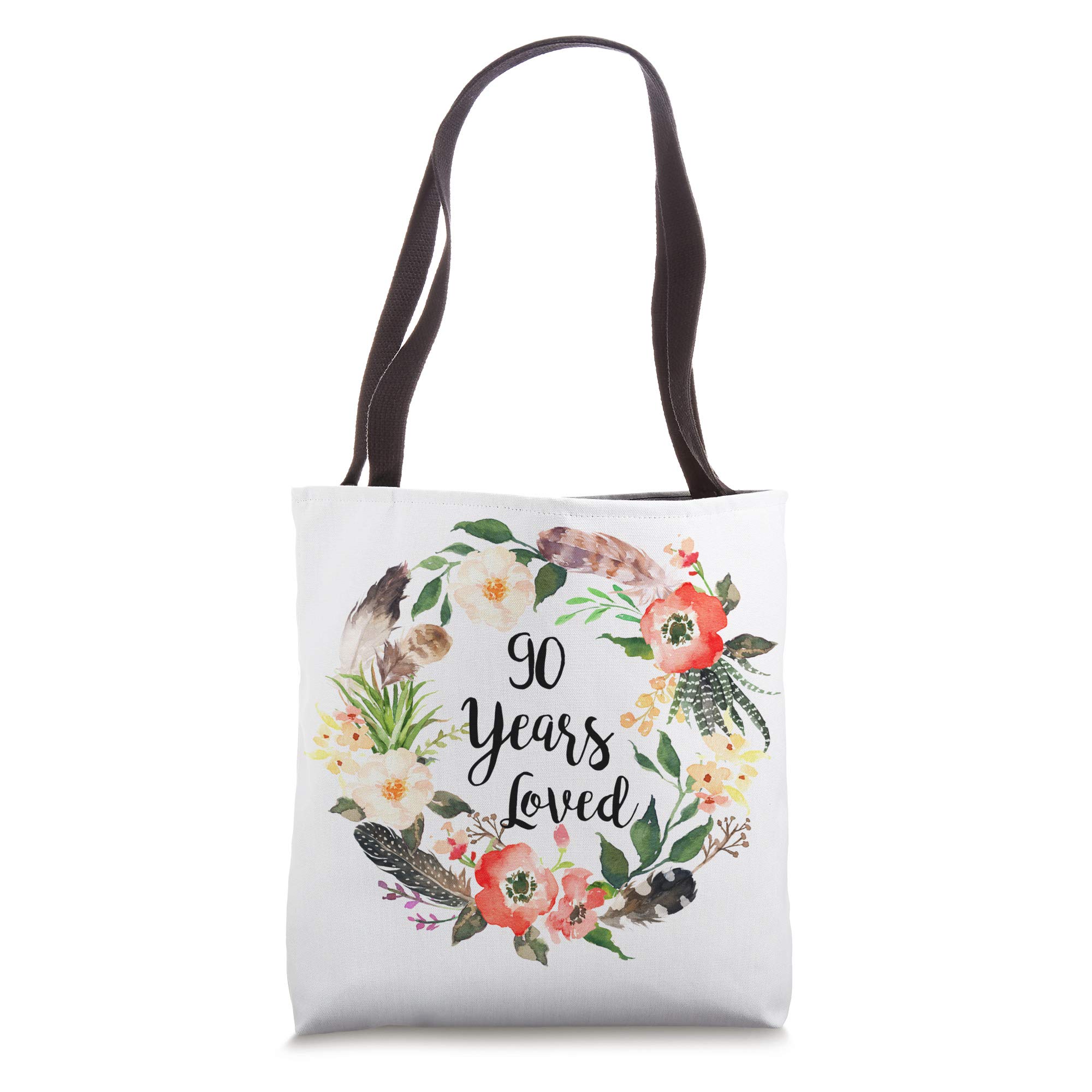 90th Birthday Gifts for Women - Vintage Inspired Grandma Tote Bag - Perfect for Birthday Celebrations, Retirement Parties & Mother's Day