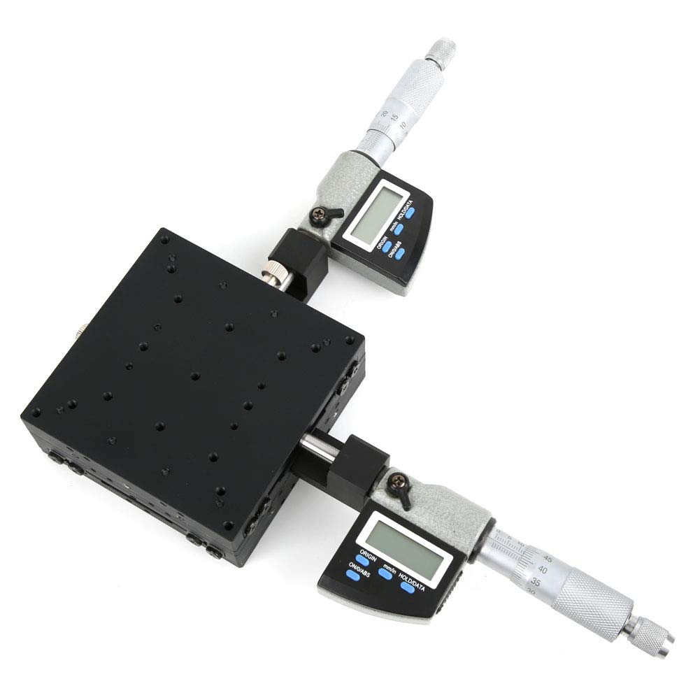 High Precision Digital Micrometer Slide - Wear-Resistant Fine Tuning Platform for Machinery Equipment | Production Inspection & Micro-Adjustment Tool for Industrial Manufacturing, CNC Machining, and Laboratory Use