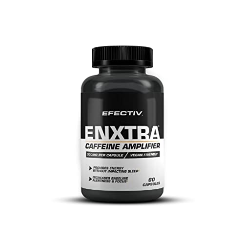 Efectiv Nutrition EnExtra 60 Capsules - Premium Energy & Focus Supplement for Workout, Study & Daily Performance Boost