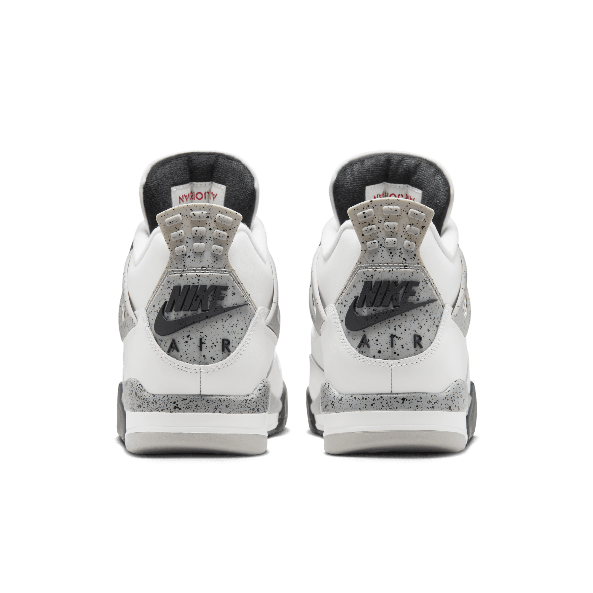 AIR JORDAN 4 RETRO WHITE CEMENT Sneakers - Men's Basketball Shoes - Classic Retro Style - Perfect for Streetwear & Basketball Games