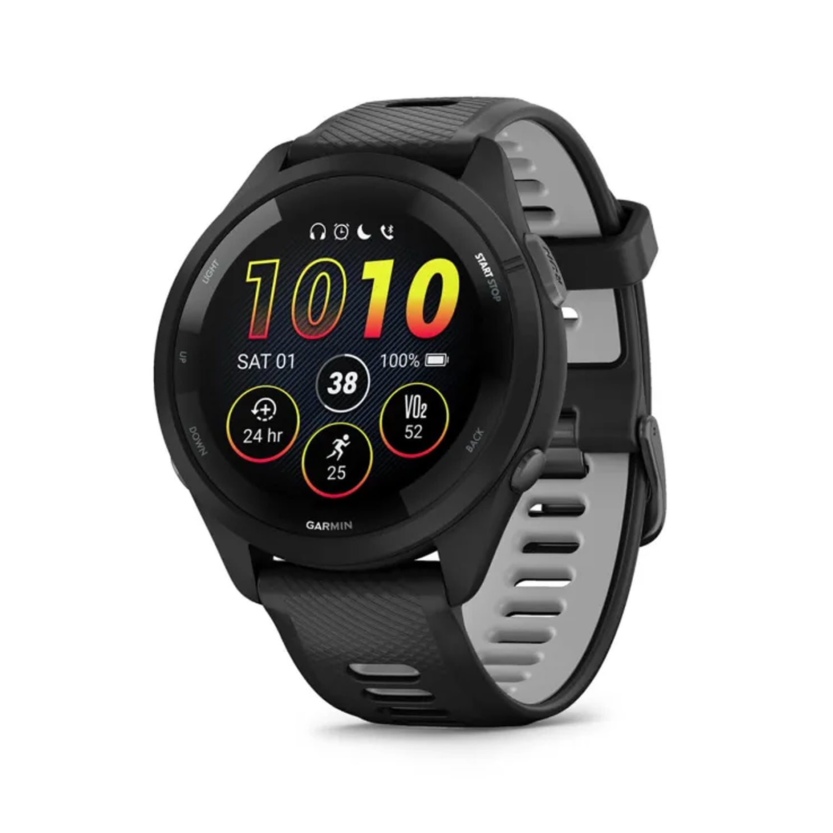 Garmin Forerunner 265 GPS Running Watch with AMOLED Display - Heart Rate Monitor, Music Storage, Smart Notifications - Perfect for Marathon Training & Outdoor Fitness Tracking