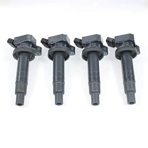 Gevog Set of 4 Ignition Coil Replacement for Toyota Prizm Vibe Celica Corolla MR2 Spyder Matrix 1.8L L4 Engine - Improve Performance & Fuel Efficiency for Daily Commute & Road Trips