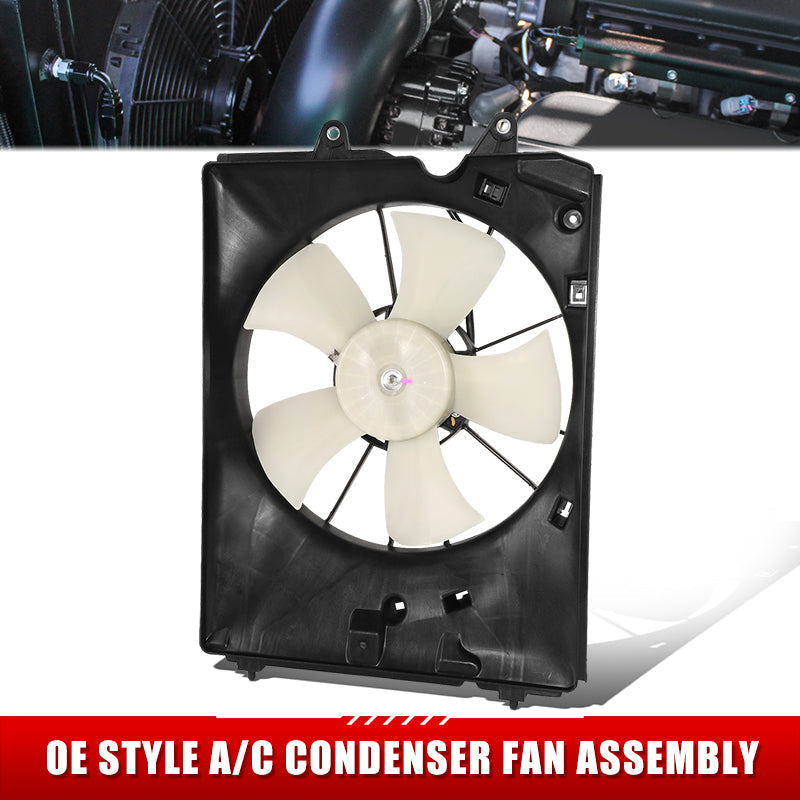2007-2009 Acura MDX Left Side AC Condenser Cooling Fan Assembly OEM 19015RYEA01 - Perfect for AC System Repair & Summer Cooling Maintenance