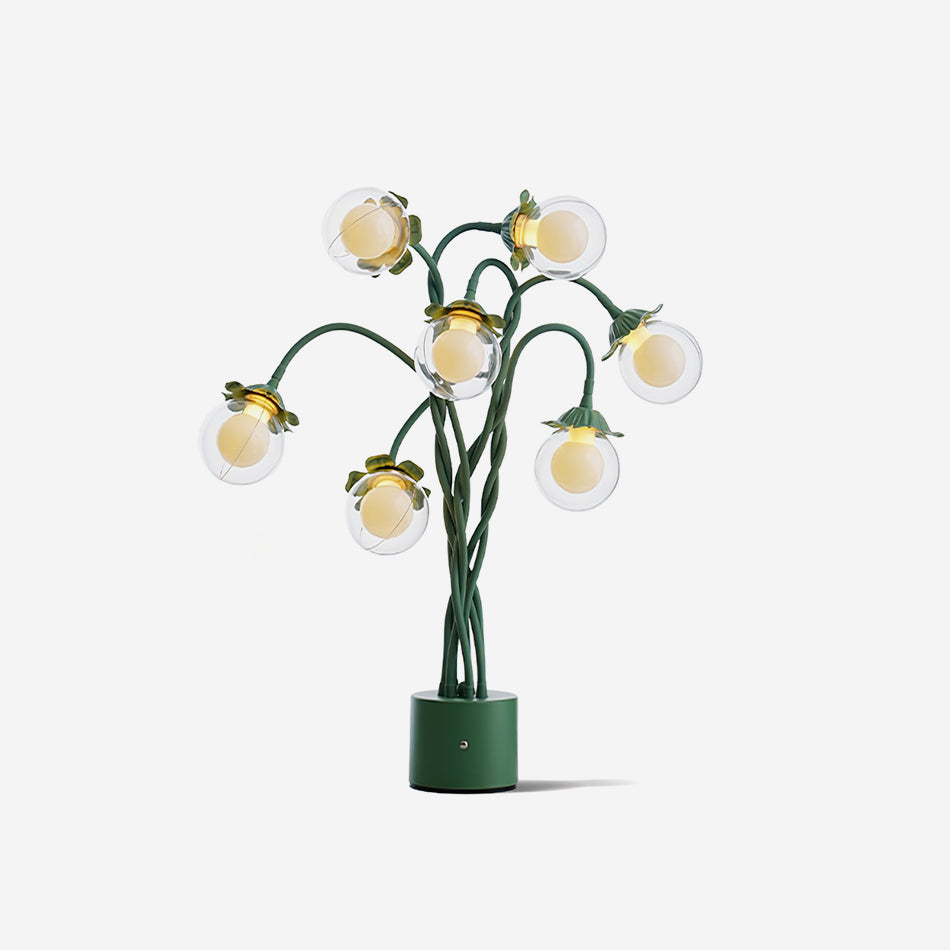 Teresa Bubbles Modern Table Lamp - Elegant Glass Bubble Design for Bedroom, Living Room & Office Decor - Warm Ambient Lighting for Home & Workspace