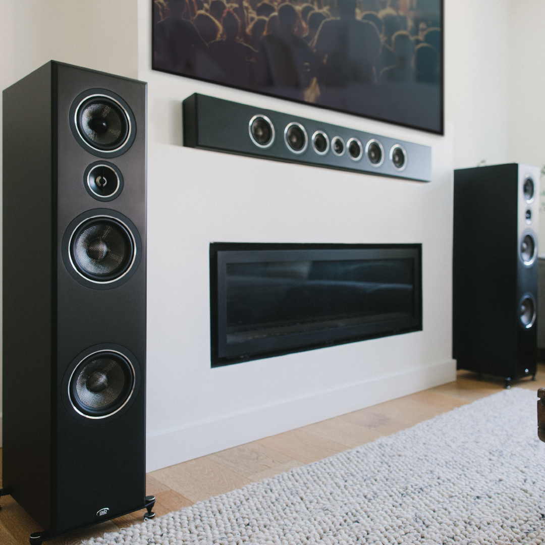 PWM3 On-Wall Speaker - High-Quality In-Wall Audio System for Home Theater & Surround Sound | Perfect for Living Room, Bedroom & Office