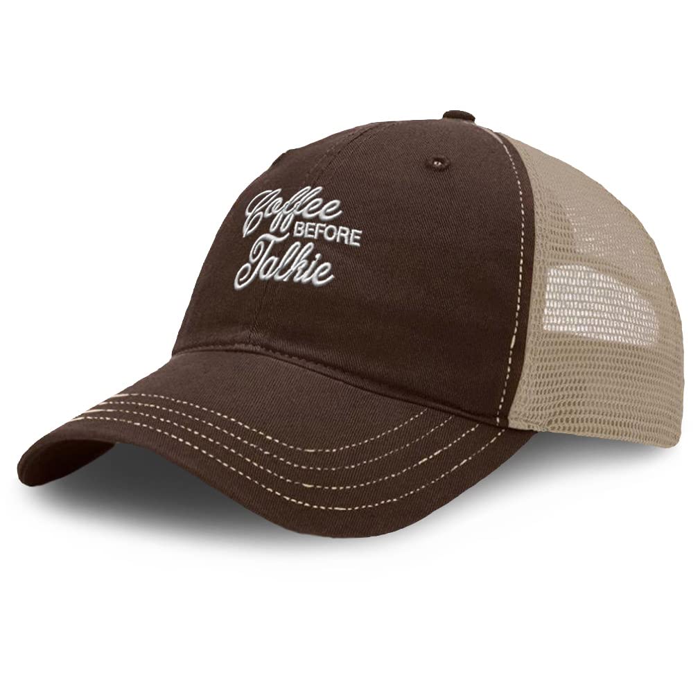 Custom Baseball Cap - Soft Cotton & Mesh Coffee Lover Hat for Men & Women - Perfect for Casual Wear, Outdoor Activities & Gifts