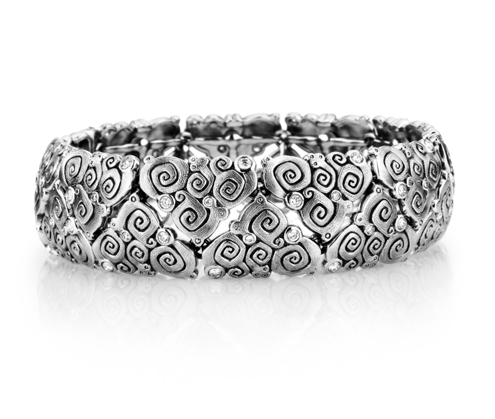 Alex Sepkus Garden J Bracelet - 14K Yellow Gold Plated, Handcrafted Jewelry for Women, Elegant & Unique Design - Perfect for Weddings, Parties & Special Occasions