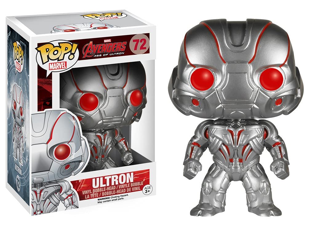 Avengers 2 Ultron #72 Pop Vinyl Figure - Collectible Marvel Action Figure for Display, Gifts & Movie Fans