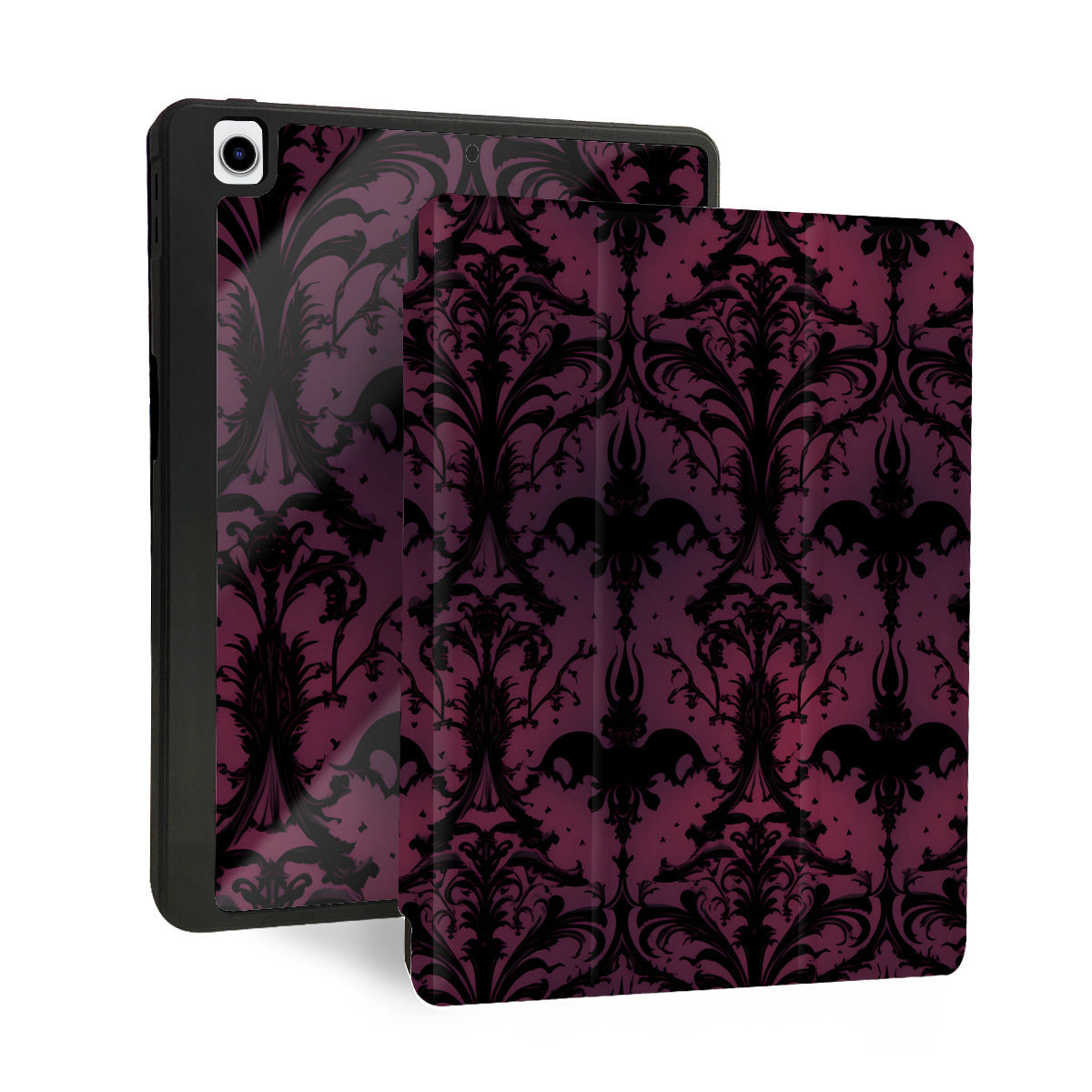 Gothic Purple and Black iPad Pro/Air 3 10.5 Inch Case - Protective Cover for Work, School & Travel | Shockproof & Stylish Design