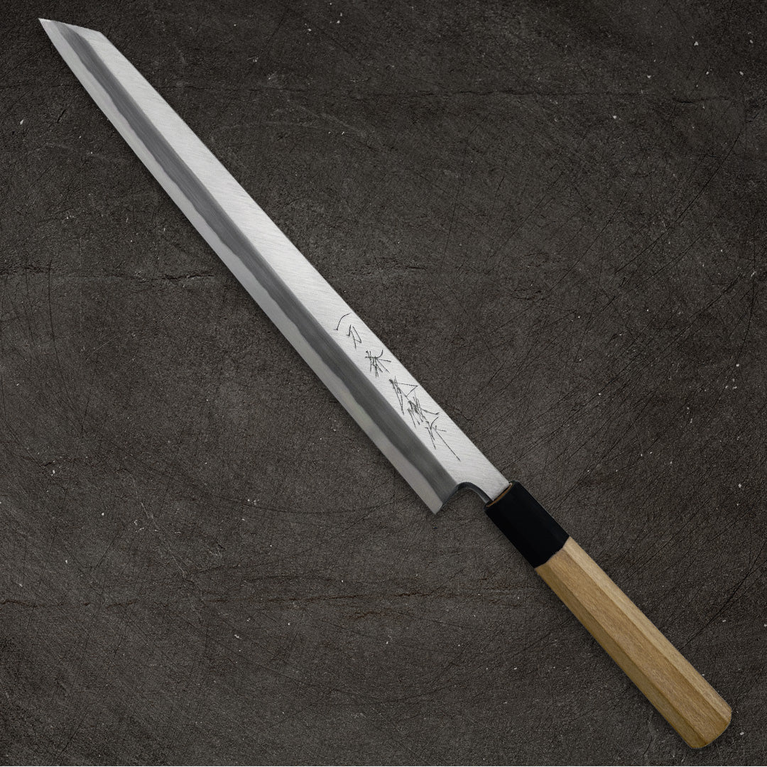 Ittosai Kotetsu White #2 Kiritsuke Yanagi 300mm (11.8 Inch) Left-Handed Japanese Chef Knife - Perfect for Sushi, Sashimi & Precision Cutting