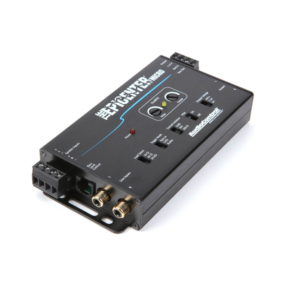 AudioControl THE EPICENTER MICRO Digital Bass Restoration Processor with Remote - Car Audio Bass Booster for Enhanced Sound Quality in Vehicles & Home Theaters