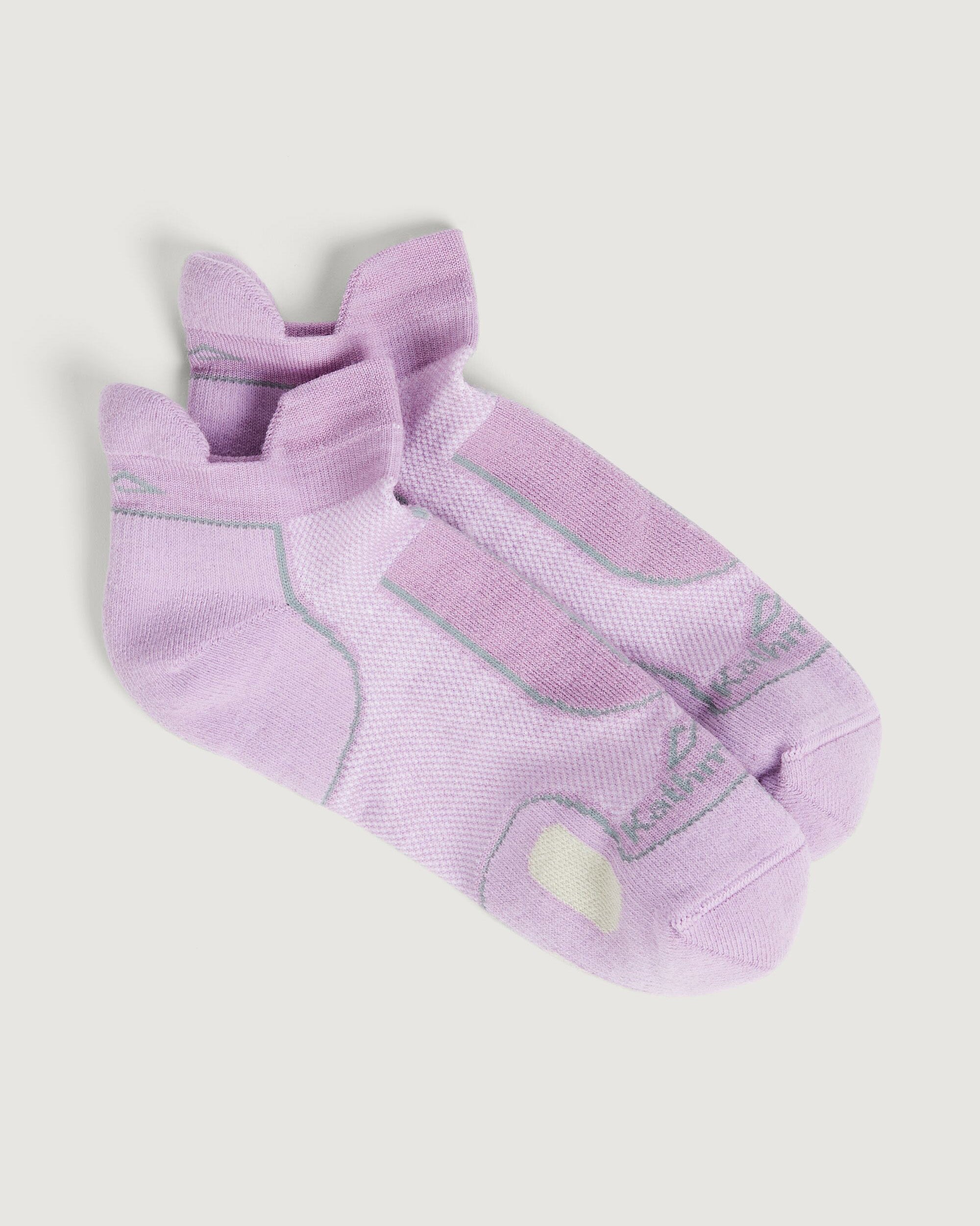 NuYarn Ergonomic Trail Socks for Hiking & Outdoor Adventures - Lupin Field Design - Breathable & Cushioned for All-Day Comfort - Perfect for Backpacking, Camping & Mountain Climbing