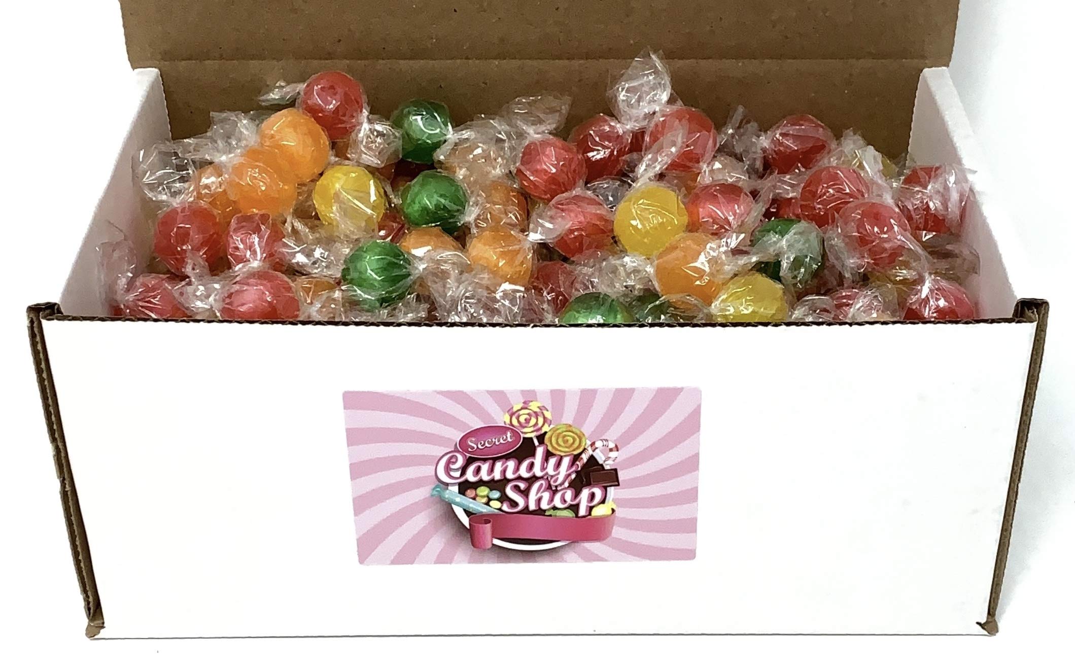 Colombina Sour Fruit Balls Candy - 1.5lb Individually Wrapped Assorted Flavors - Perfect for Halloween, Party Favors & Office Snacks