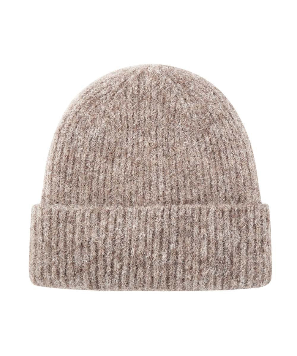 Alpaca Wool Beanie Hat for Men & Women - Soft & Warm Winter Knit Cap for Outdoor Activities, Skiing, and Hiking