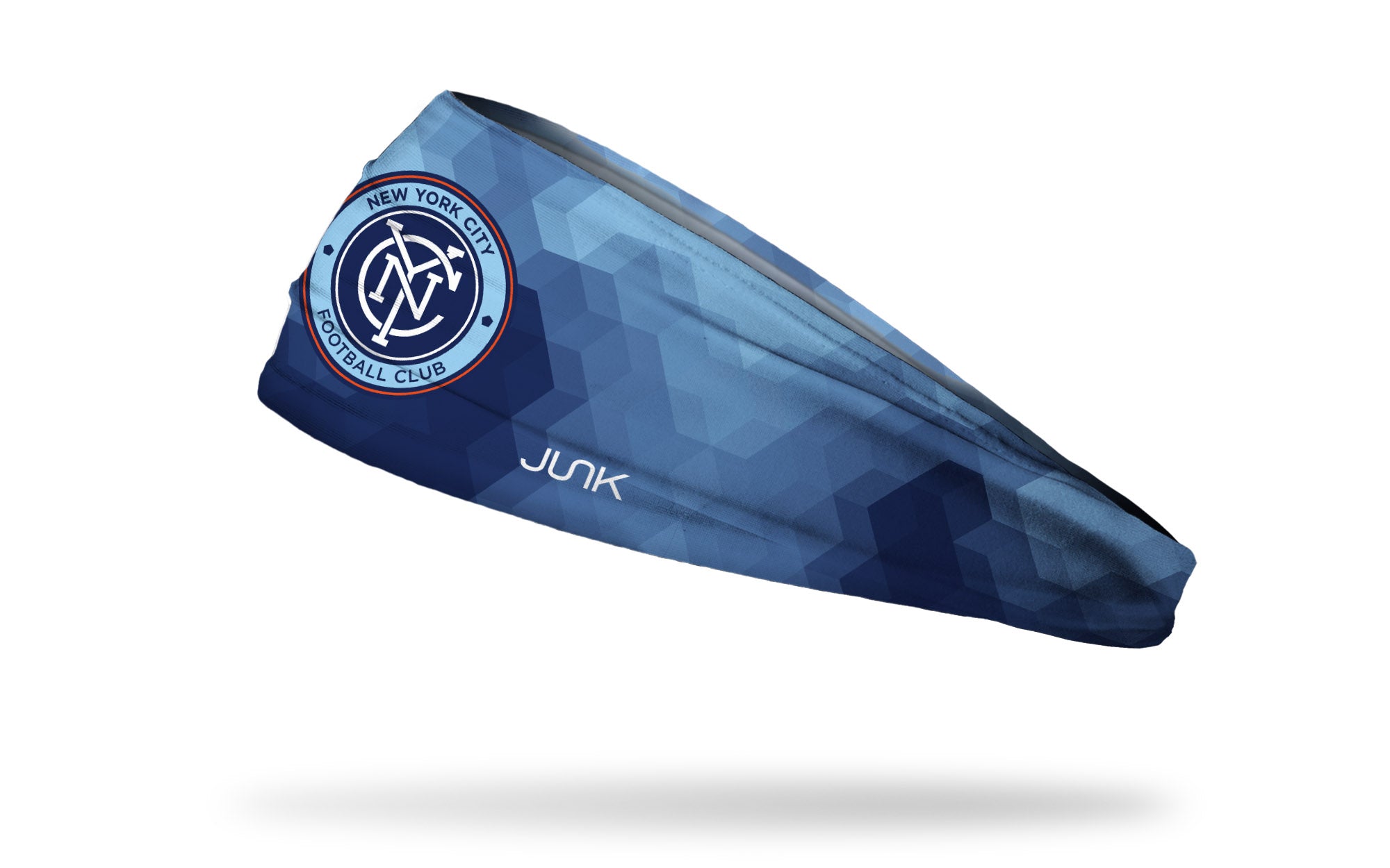 New York City FC Jersey Big Bang Lite Headband - Official Soccer Headband for Men & Women - Perfect for Running, Training & Sports - Moisture Wicking & Comfortable Fit