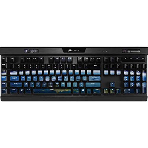 K95 RGB Keyboard Skin - Officially Licensed StockTrek Galaxy Design for Gaming Setup