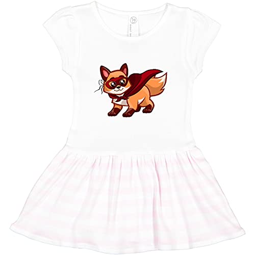 Inktastic Super Fox Toddler Dress - Cute Animal Print Girls' Outfit for Playdates, Parties & Everyday Wear
