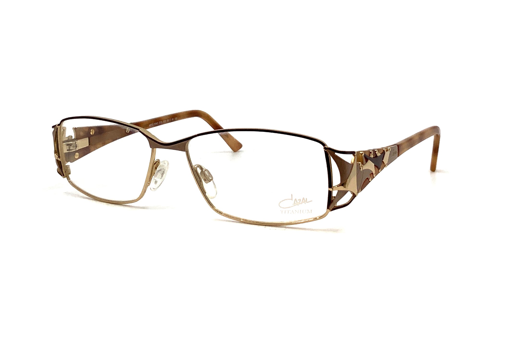 Cazal 1045 Sunglasses - Brown Mauve/Light Tortoise Frame - Retro Aviator Style for Men & Women - Perfect for Outdoor Activities, Driving, and Fashion Accessories