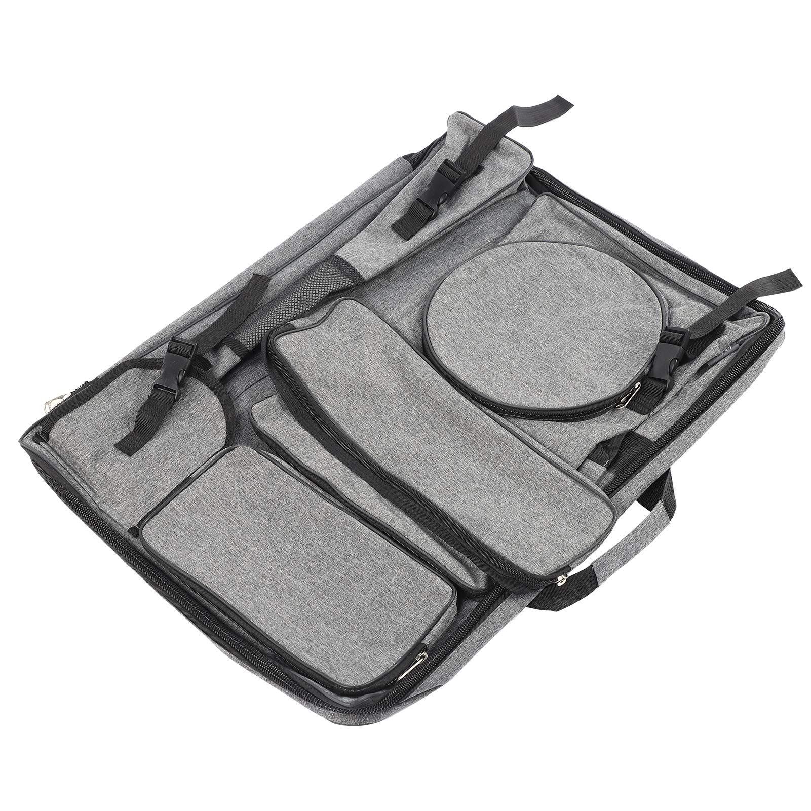 TTJZ 4K Gray Painting Backpack - Waterproof Artist Backpack for Drawing & Sketching Supplies - Perfect for Beginners, Students & Outdoor Painting (Ideal for Art Classes, Travel & Plein Air Painting)