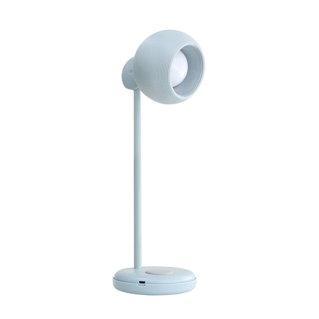 Modern LED Desk Lamp with Touch Dimming & USB Charging - Eye Protection Study Lamp for Home Office, Reading, Bedroom & Nightstand Use