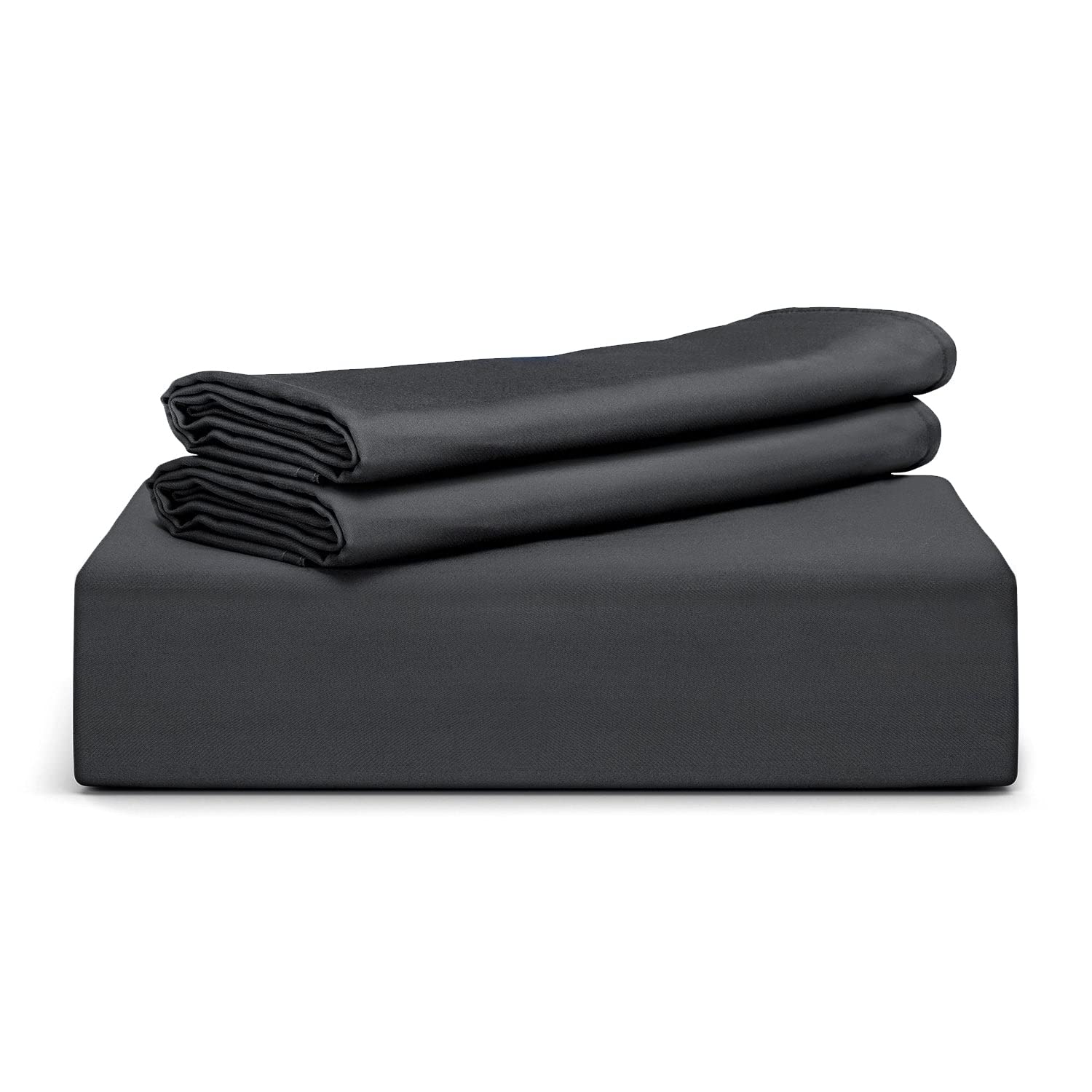 Tafts Full Size Duvet Cover Set - 100% Bamboo Viscose, Ultra Soft & Cooling Bedding - Includes Duvet Cover + 2 Pillowcases (Midnight Black) - Perfect for Hot Sleepers & Luxury Bedroom Decor