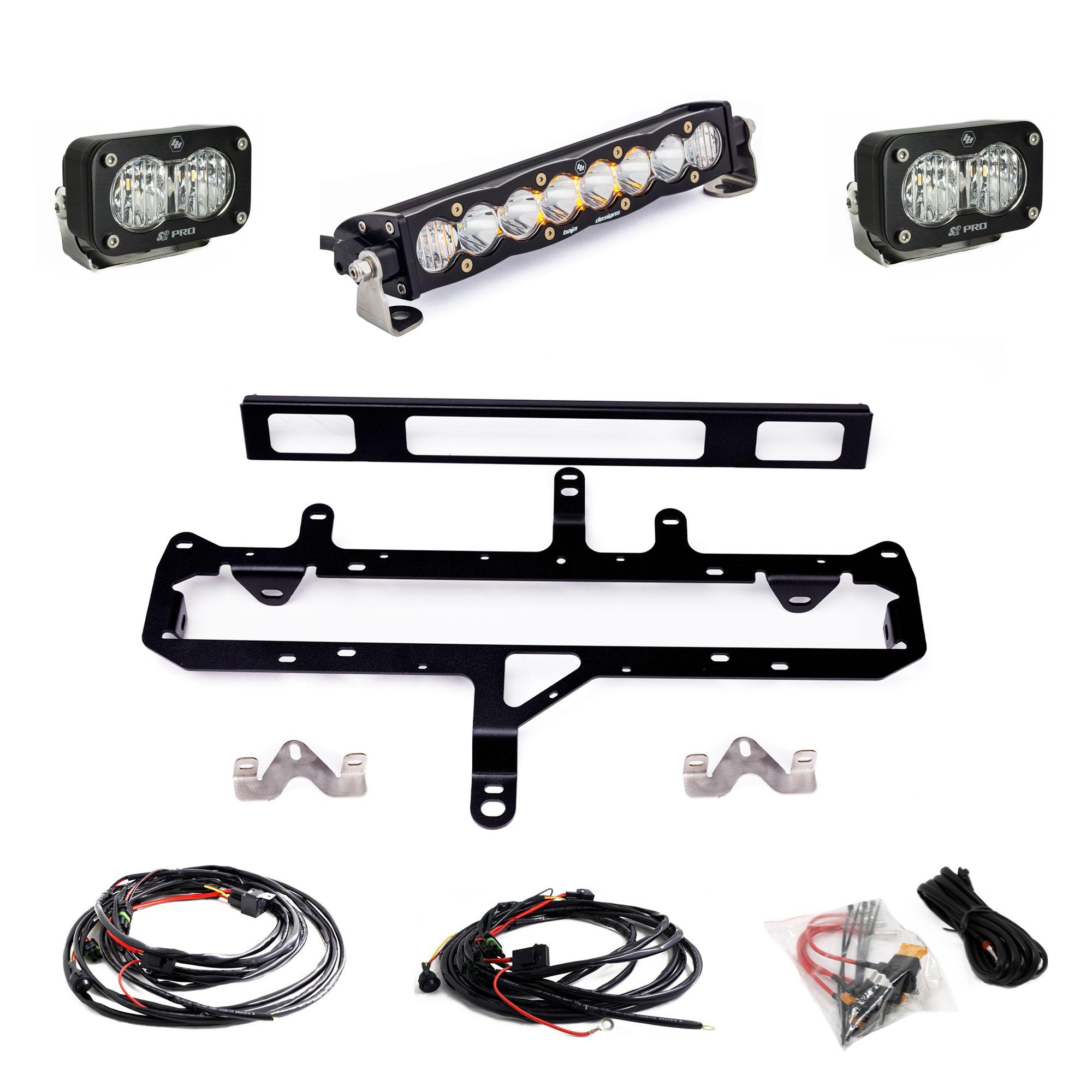 24+ Toyota Tacoma TRD PRO S8 10 Inch/S2 Pro Grille Light Kit - LED Off-Road Lighting for Enhanced Visibility & Style - Perfect for Night Driving, Off-Road Adventures & Truck Customization