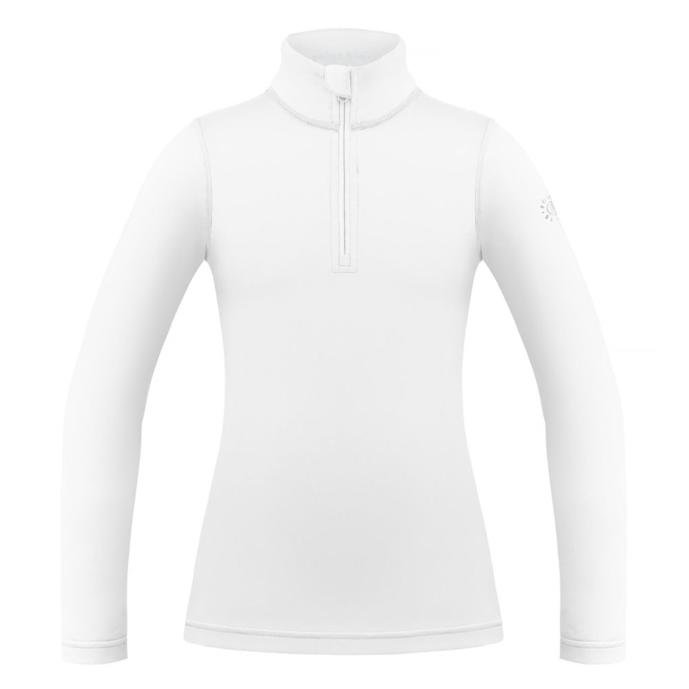 Premium White Women's Base Layer Shirt - Moisture-Wicking Thermal Top for Cold Weather - Ideal for Hiking, Skiing & Outdoor Activities