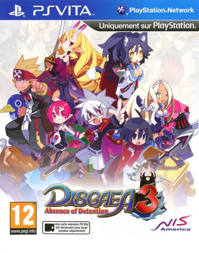 Disgaea 3: Absence of Detention - PS Vita Game | RPG Strategy Adventure | Perfect for Travel & Commute Gaming