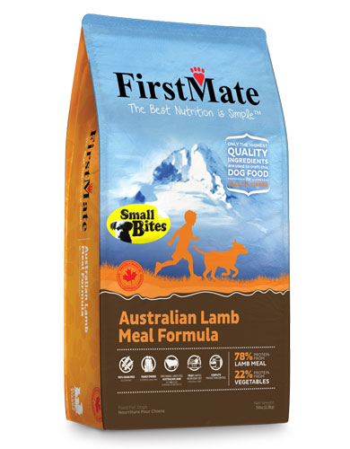 FirstMate Small Bites Australian Lamb Grain-Free & Gluten-Free Dry Dog Food - 2 Sizes for Small Breed Dogs | Perfect for Sensitive Stomachs & Allergies | Ideal for Home Feeding & Travel Treats