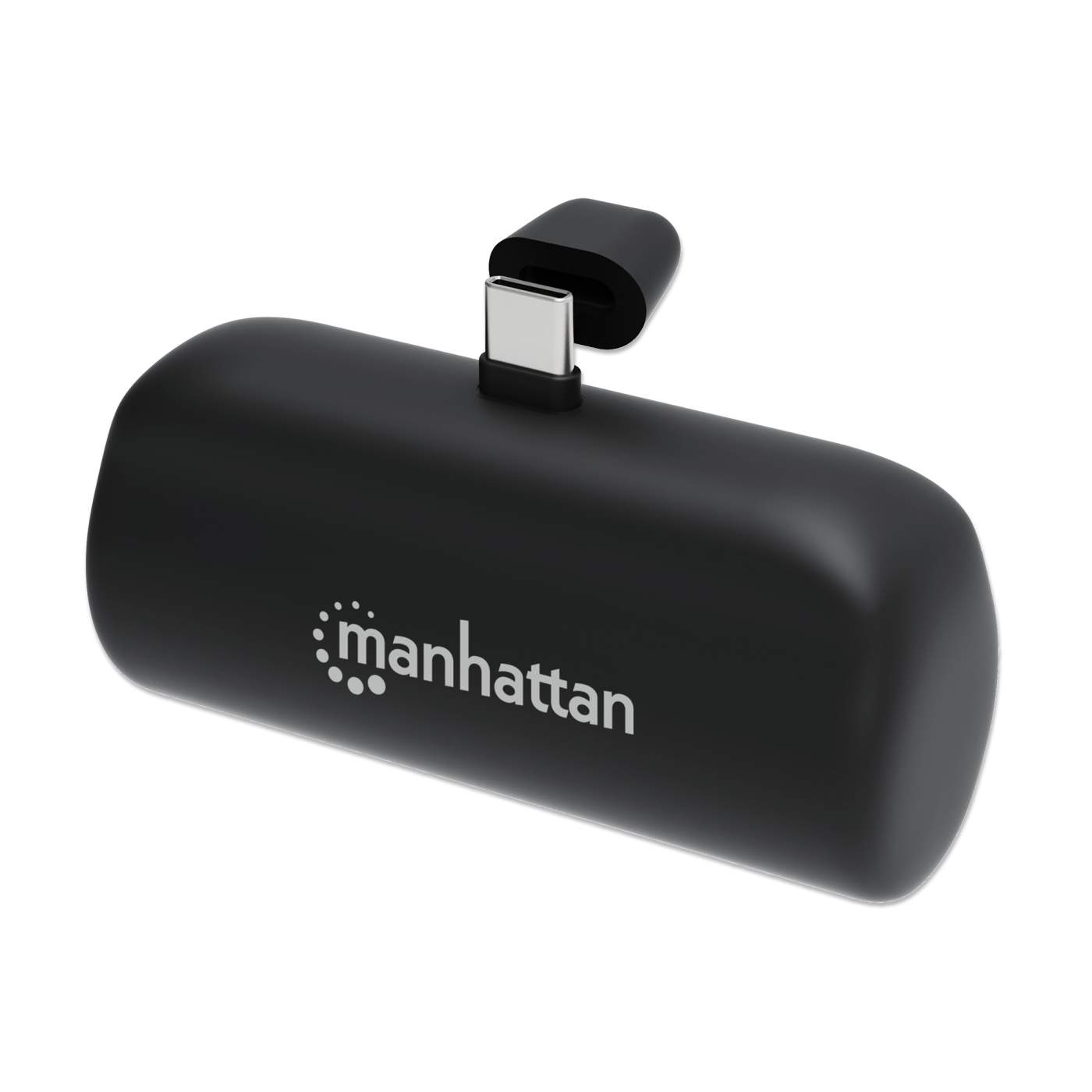 Portable 5000mAh Nano Power Bank with Built-in USB-C Plug & 10W Fast Charging - Perfect for Travel, Camping, and Emergency Phone Charging