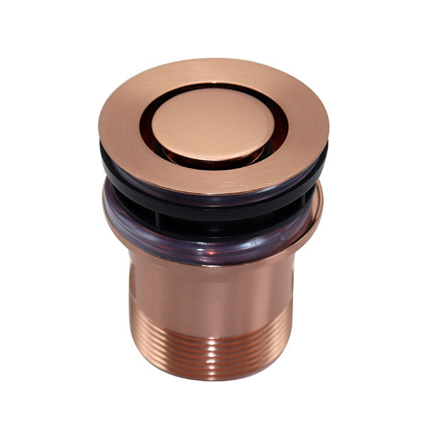 ART Australia Basin Pop Down® Universal Sink Plug and Waste - 32/40mm Brushed Rose Gold - Perfect for Bathroom Vanity, Kitchen Sink & Utility Basin Drainage