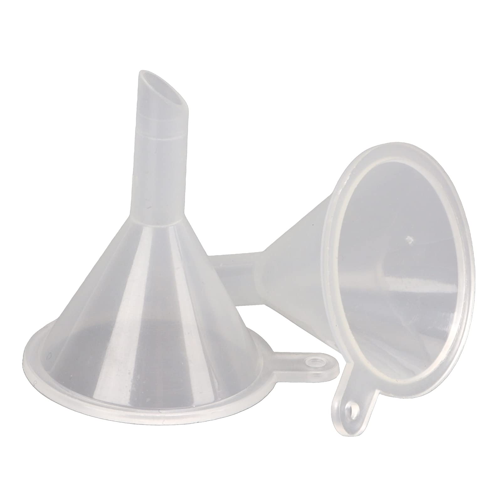Lightweight Reusable Clear Plastic Mini Funnel for Liquids, Powders & Perfumes | Multi-Purpose Portable Kitchen & Travel Essential for Cooking, Baking, DIY Projects & Refilling Bottles