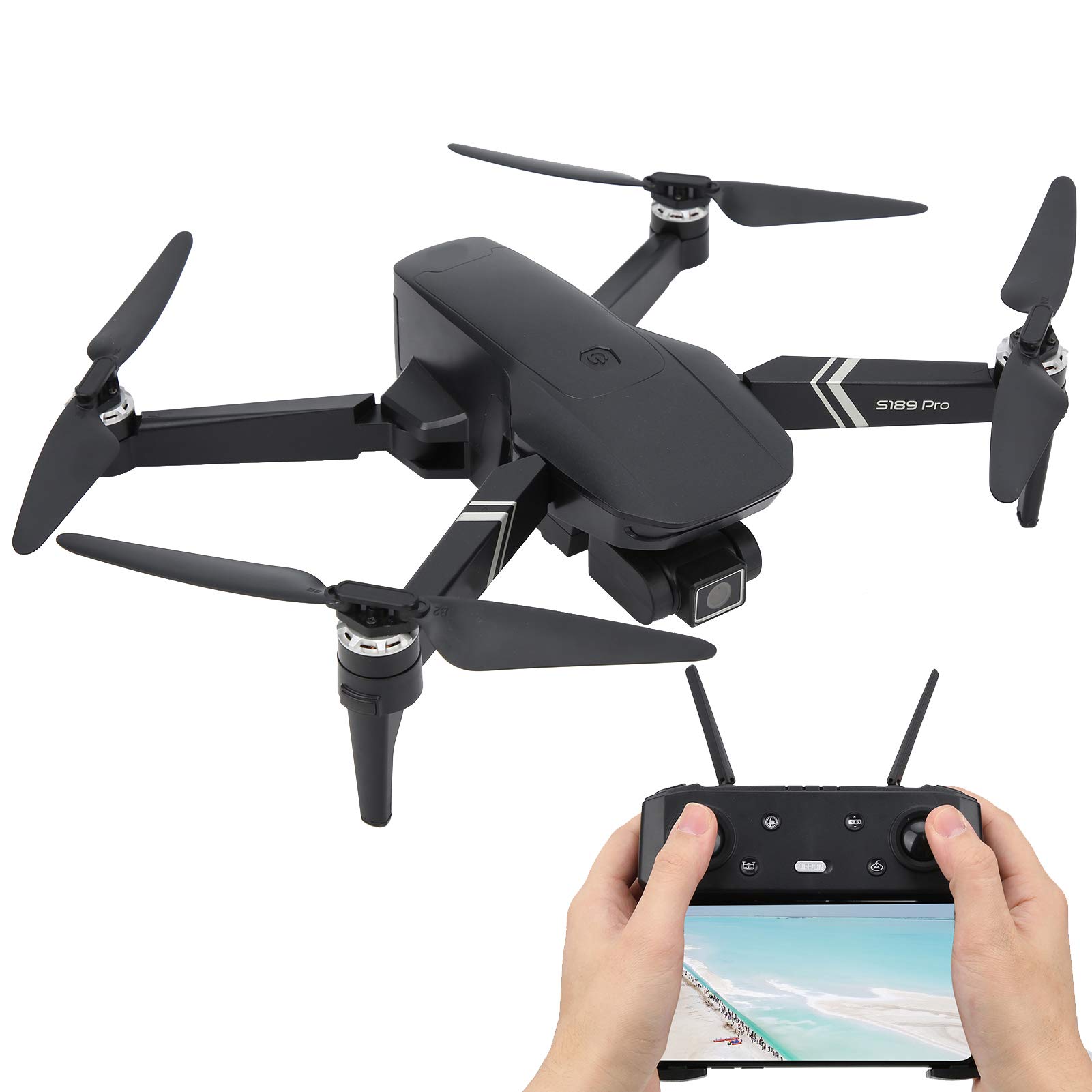5G WiFi 4K Camera Drone with Optical Flow & GPS Positioning - Foldable Brushless Motor Quadcopter, 3500mAh Battery (25 Min Flight Time), 1000M Control Range - Easy to Use for Beginners, Adults & Kids - Perfect for Aerial Photography, Travel Adventures and Outdoor Exploration