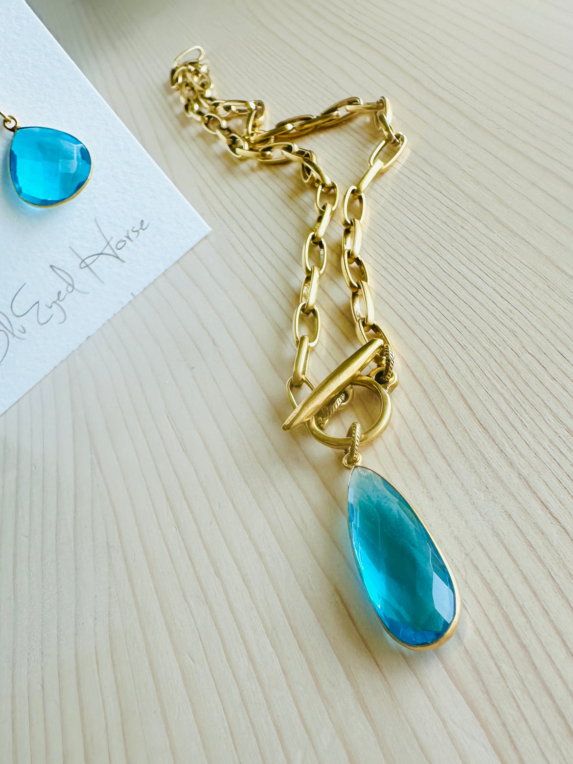 Blue Topaz Necklace for Women - Sterling Silver Pendant Jewelry Gift for Birthday, Anniversary & Valentine's Day | Elegant Everyday Wear & Special Occasion Accessory