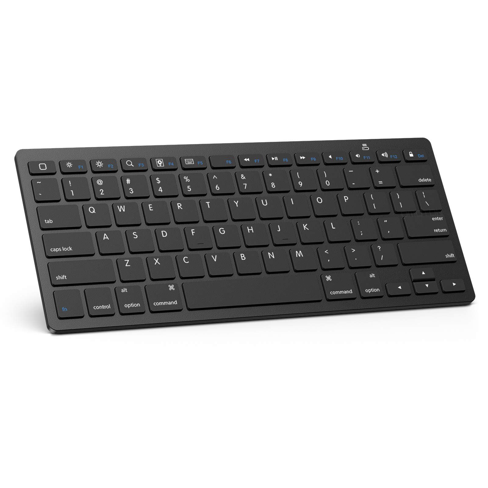 OMOTON Wireless Bluetooth Keyboard Compatible with iPad 10th Gen, iPad Pro 13/12.9/11 inch, iPad Air 13/11 inch, iPad Mini - Slim Portable Keyboard for Typing, Office Work, and Home Use (Black)