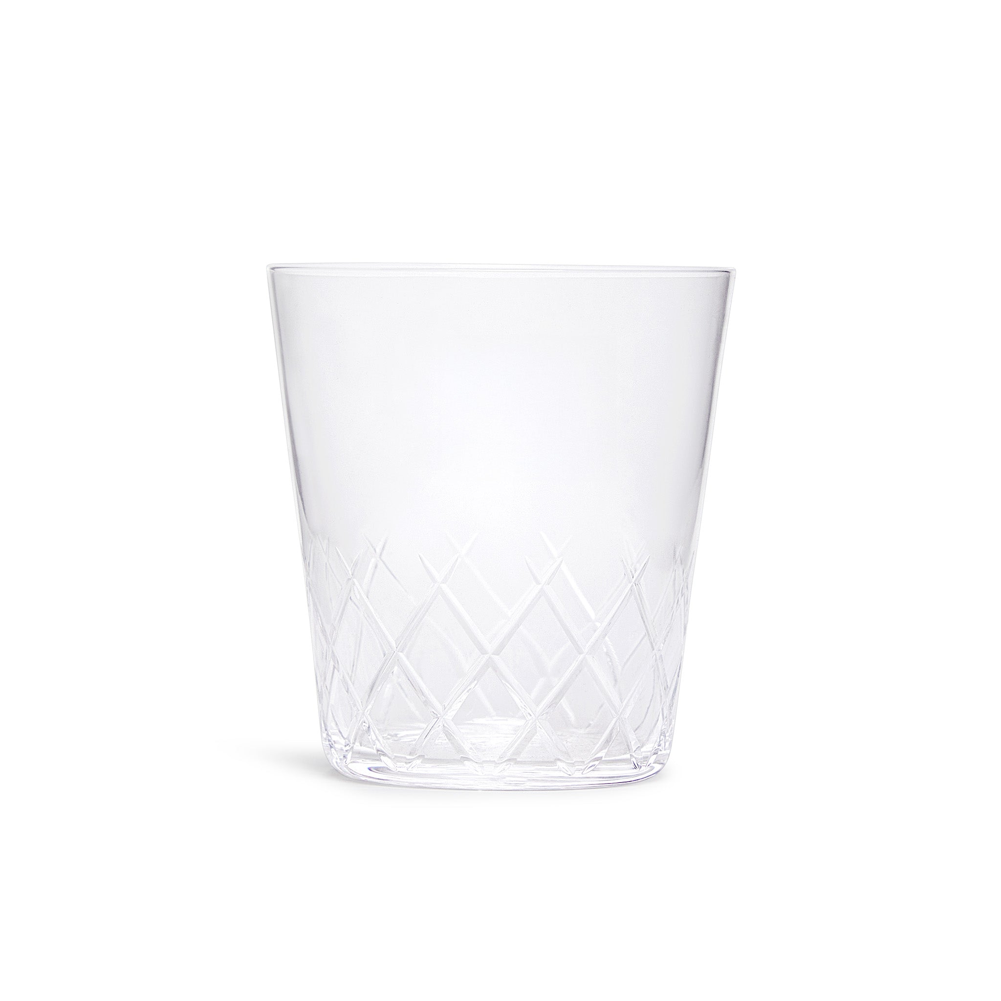 Premium 10oz (305ml) Tapered YARAI Rocks Glasses - Set of 6, Heavy Duty Crystal Clear Whiskey Glasses for Bourbon, Scotch, Cocktails & Home Bar - Perfect for Entertaining, Gifts & Luxury Drinkware Collections
