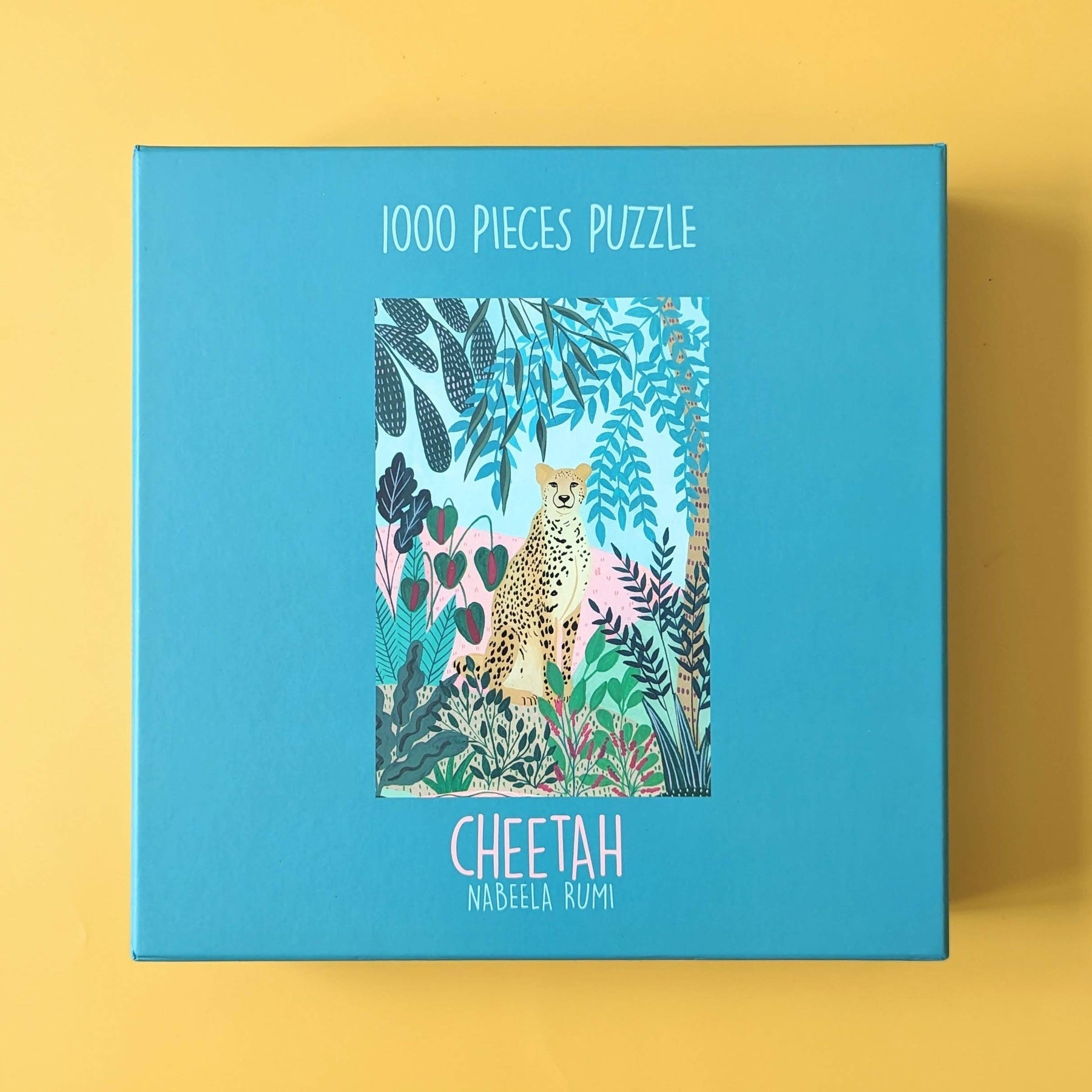 Cheetah Wildlife 1000-Piece Jigsaw Puzzle for Adults - Challenging Animal Puzzle for Home Decor, Family Game Night & Relaxation