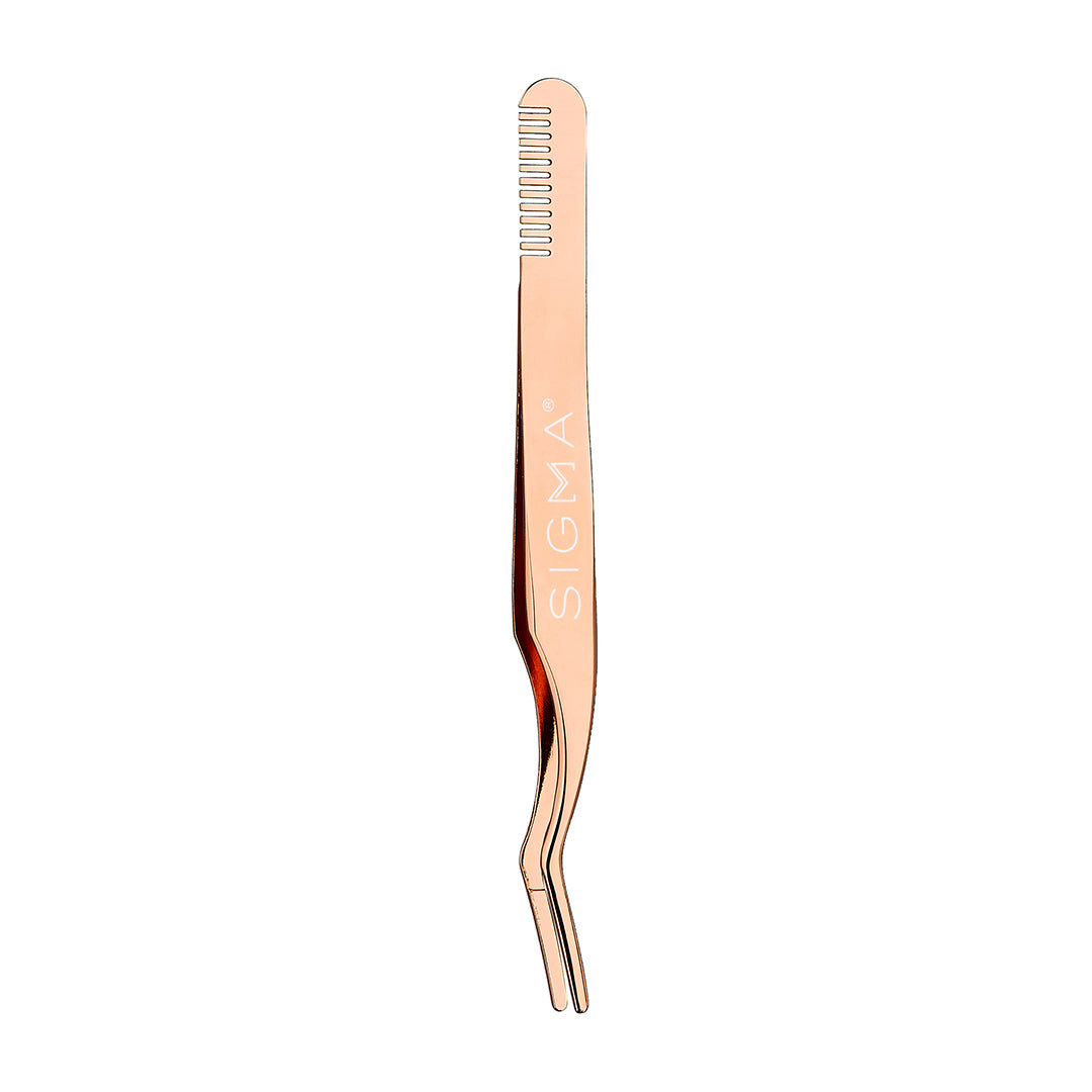 Professional Stainless Steel Tweezers with Comb - Perfect for Eyebrow Shaping, Hair Styling & Crafting - Ideal for Salon, Home Use & DIY Beauty