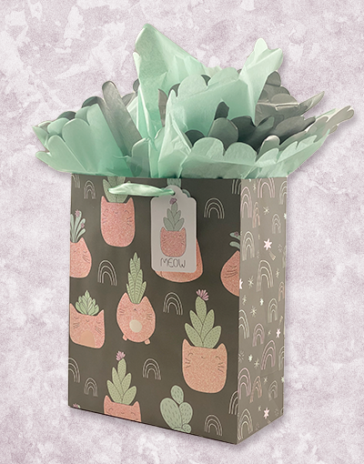 Cat Lover's Gift Bags for Garden - Perfect for Outdoor Cat Enthusiasts & Garden Decor