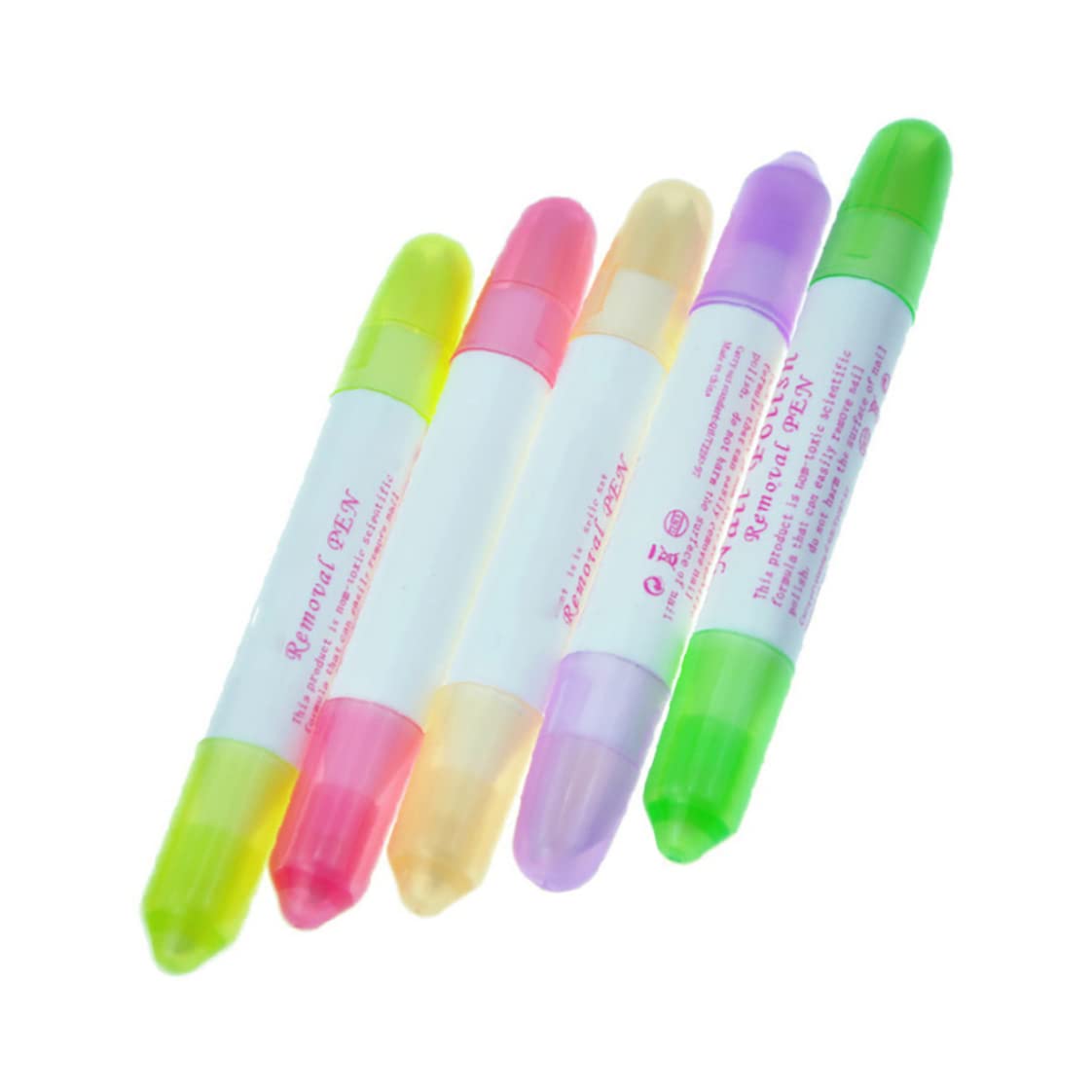 Nail Corrector Pen - Nail Polish Remover Pen with 5 Replacement Tips | Nail Edge Cleaning Tool for DIY & Salon Use | Perfect for At-Home Manicures & Professional Nail Care
