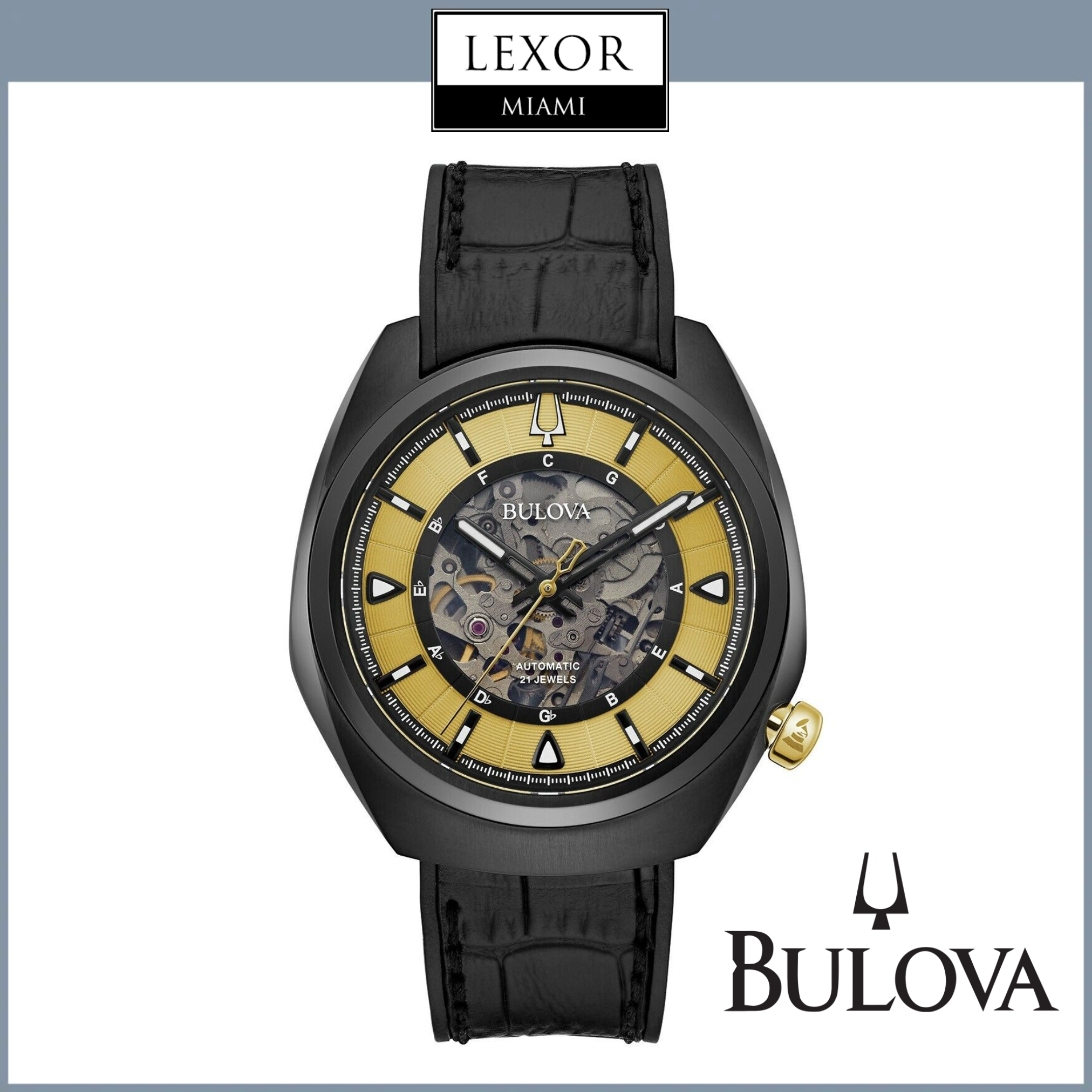 Bulova 98A241 Special Edition Grammy Awards Precisionist Collection Men's Watch - Luxury Chronograph for Formal Events & Gifting