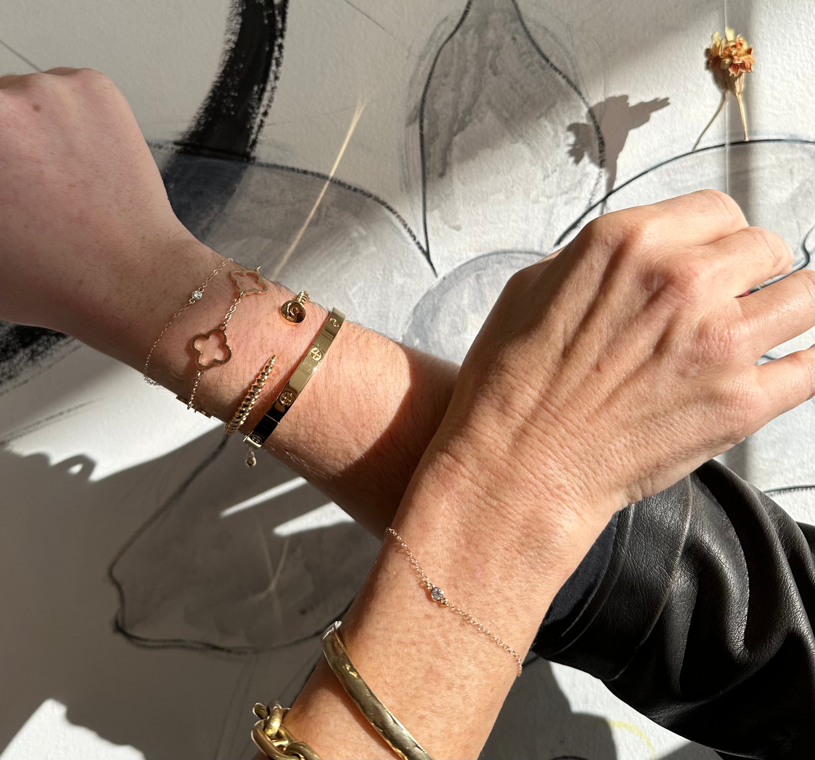 Permanent Jewelry NYC - Custom Dainty Gold & Silver Bracelets & Anklets - Mobile Jewelry Service ($200 Deposit) - Perfect for Weddings, Anniversaries & Special Occasions