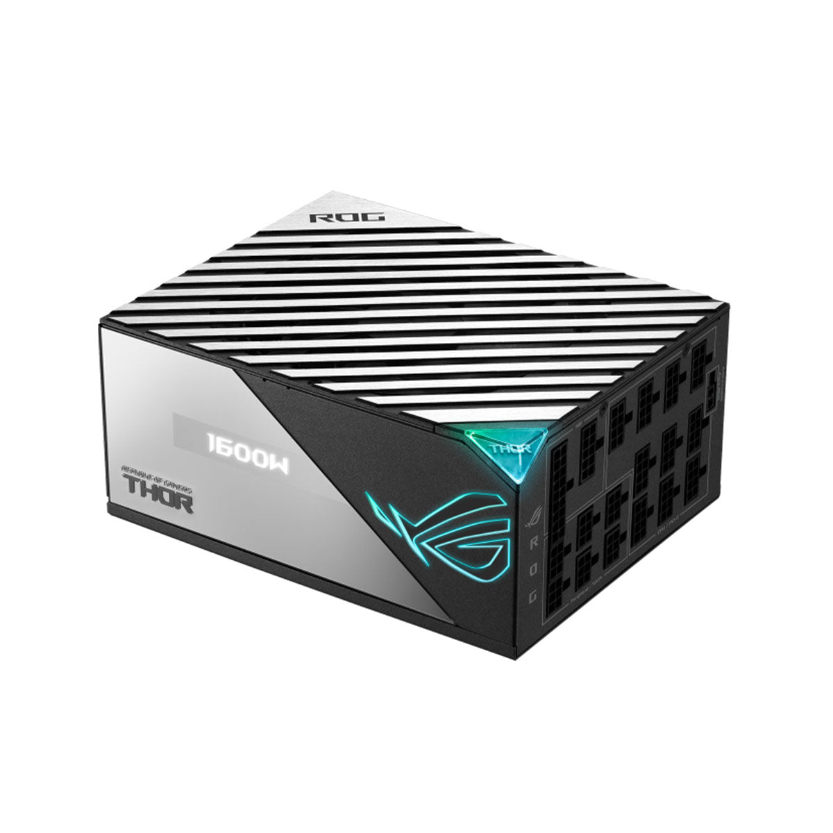 ASUS ROG THOR 1600W Titanium Power Supply - 80 Plus Titanium Certified, Fully Modular PSU for Gaming PC, Workstation & High-End Builds - Perfect for 4K Gaming, Video Editing & Crypto Mining Rigs
