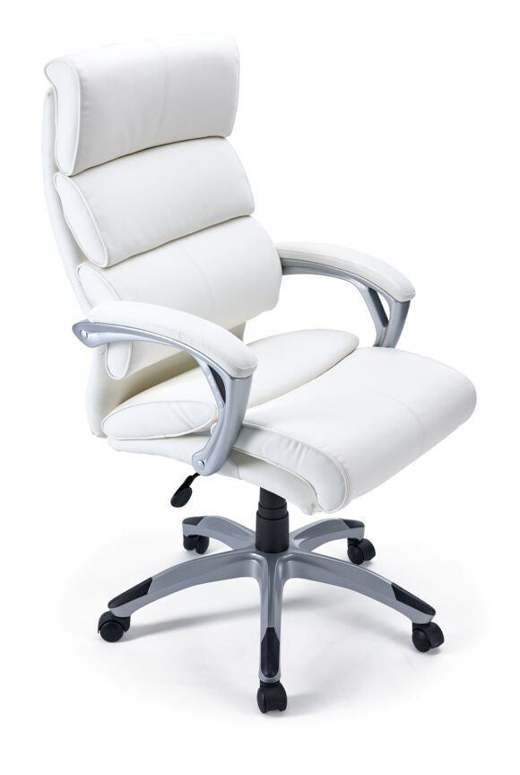 Ergonomic Callan Office Chair - Adjustable Height & Lumbar Support, White - Perfect for Home Office, Gaming & Workspace Comfort
