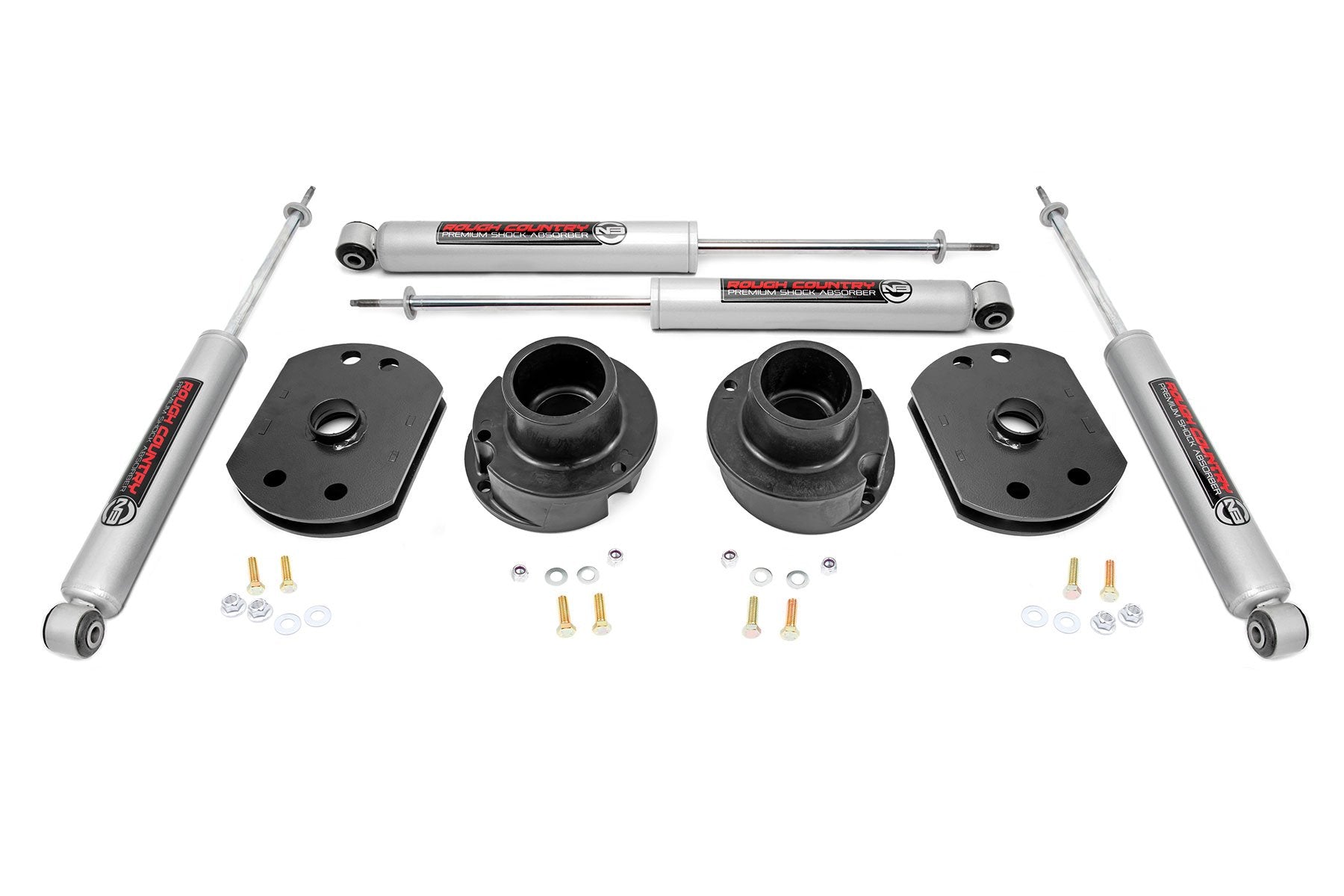2.5 Inch Lift Kit with N3 Shocks for Ram 2500 4WD (2014-2024) | Heavy-Duty Suspension Upgrade | Off-Road & Towing Performance Enhancement