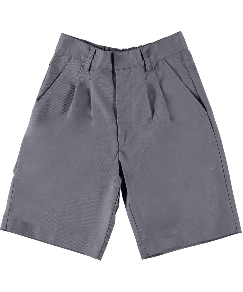 Boys' Pleated Front School Uniform Shorts - Classic Comfort for Kids - Perfect for School, Summer Camp & Casual Wear