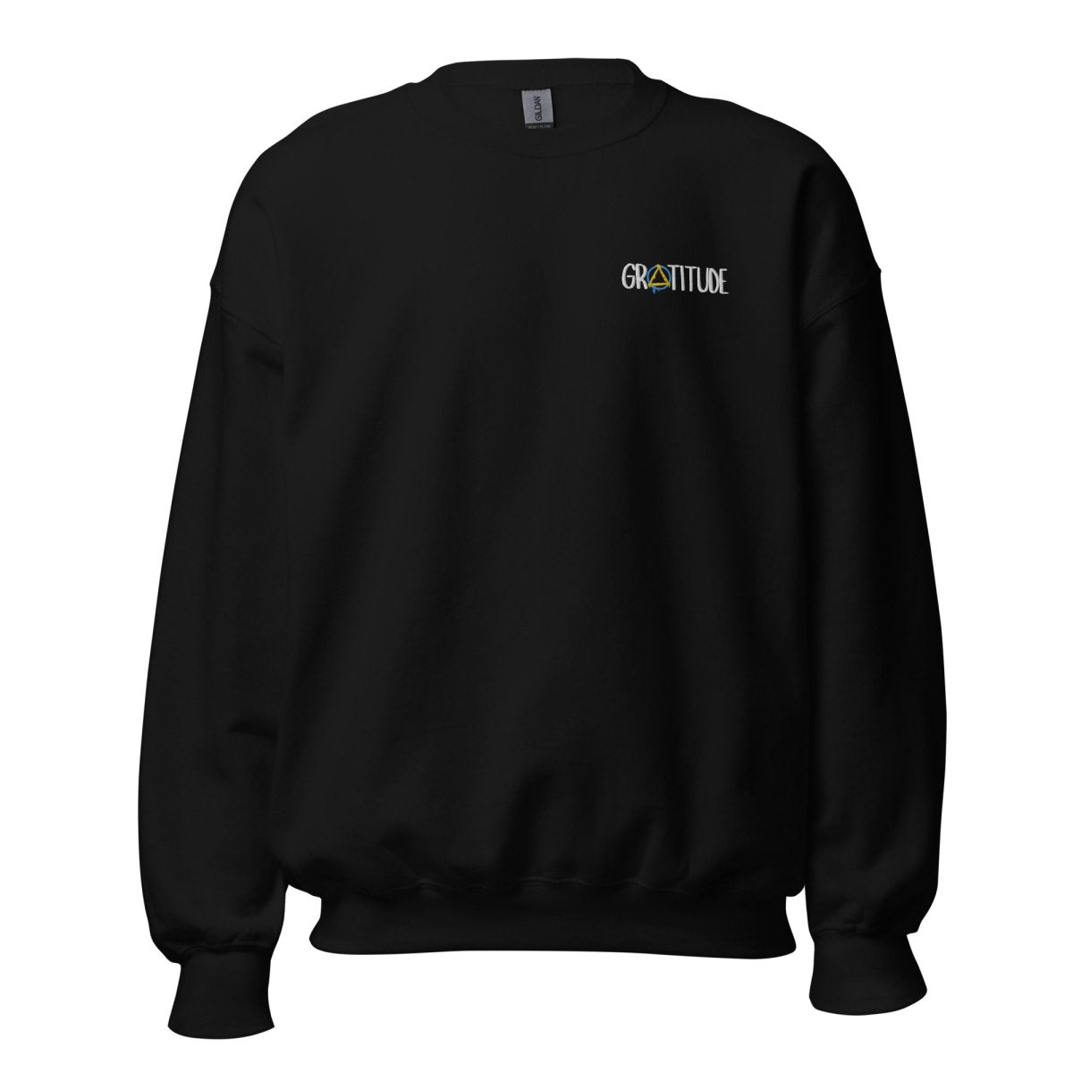 Gratitude Embroidered Unisex Sweatshirt | Comfortable Pullover Hoodie for Men & Women | Perfect for Casual Wear, Thanksgiving Gifts & Everyday Outfits
