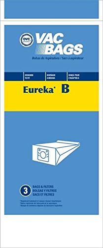 DVC Eureka Style B Canister 52329C Vacuum Cleaner Bags - 6 Pack | Made in USA | Compatible with Eureka Canister Vacuums | Perfect for Home Cleaning & Pet Hair Removal