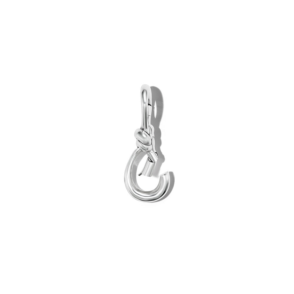 Marla Aaron Sterling Silver True Lover's Knot Lock Necklace - Romantic Gift for Her, Anniversary & Valentine's Day Jewelry